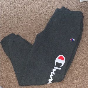 Dark Grey Champion Sweatpants